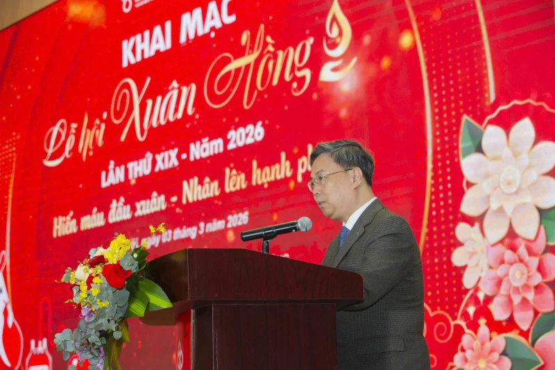 Lễ hội Xuân hồng 2026 dự kiến tiếp nhận 10.000 đơn vị máu Lễ hội Xuân hồng 2026 dự kiến tiếp nhận 10.000 đơn vị máu