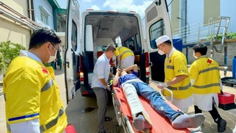 Liên tiếp các ca tai nạn lao động được cấp cứu kịp thời