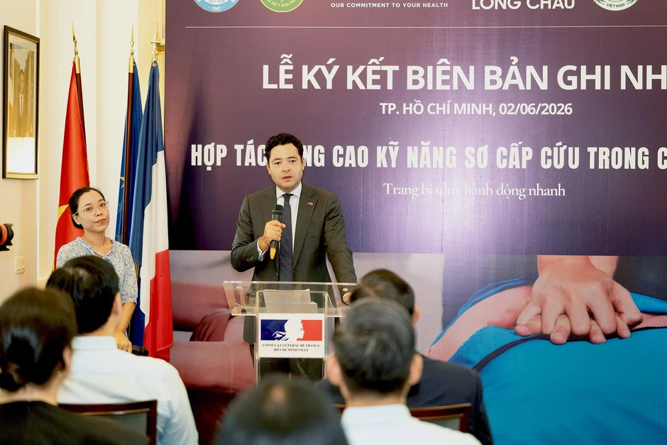 Long Châu cùng đối tác Việt - Pháp mở rộng mạng lưới sơ cấp cứu cộng đồng Long Châu cùng đối tác Việt - Pháp mở rộng mạng lưới sơ cấp cứu cộng đồng