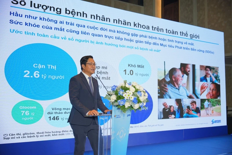 Long Châu đồng hành thương hiệu nhãn khoa Nhật Bản Santen khởi động chương trình tầm soát khô mắt sớm cho cộng đồng Long Châu đồng hành thương hiệu nhãn khoa Nhật Bản Santen khởi động chương trình tầm soát khô mắt sớm cho cộng đồng