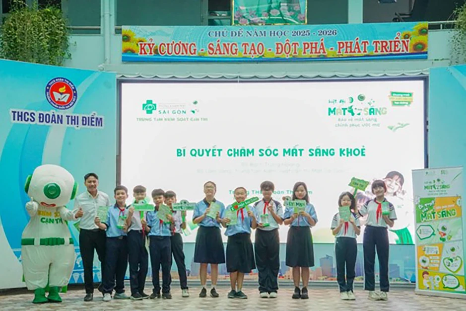 Mắt Sài Gòn Ngô Gia Tự: Chăm sóc thị lực học đường cho hơn 15.000 học sinh