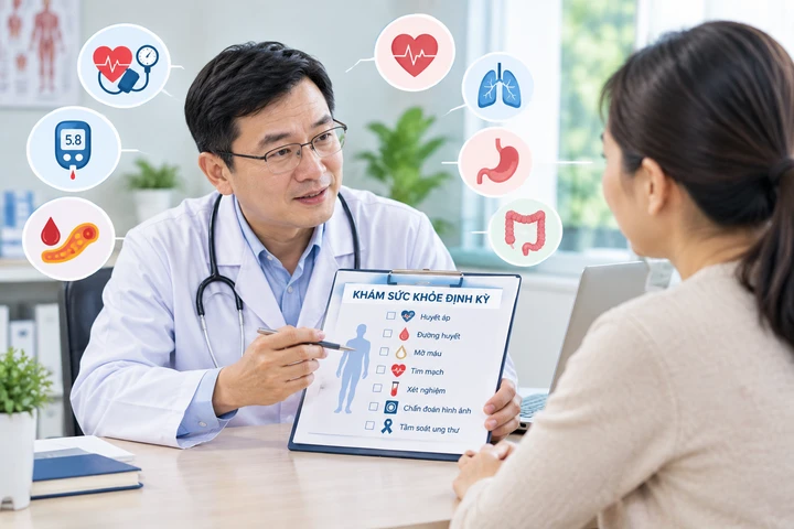 Miễn cưỡng đi khám vì vợ giục, người đàn ông 40 tuổi ngã ngửa khi 3 chỉ số đỏ lừ Miễn cưỡng đi khám vì vợ giục, người đàn ông 40 tuổi ngã ngửa khi 3 chỉ số đỏ lừ