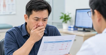 Miễn cưỡng đi khám vì vợ giục, người đàn ông 40 tuổi ngã ngửa khi 3 chỉ số đỏ lừ