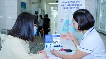 Mới có 10% số ca mắc ung thư phổi được phát hiện ở giai đoạn sớm