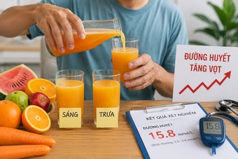 Mỗi ngày 3 ly nước ép để 'detox', nhập viện khẩn vì đường huyết tăng vọt