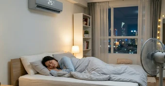 Nắng nóng: Ngủ máy lạnh sao cho khỏe và tiết kiệm điện?