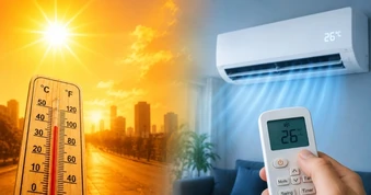 Nắng nóng như chảo lửa, bật điều hòa bao nhiêu độ để tránh đột quỵ?