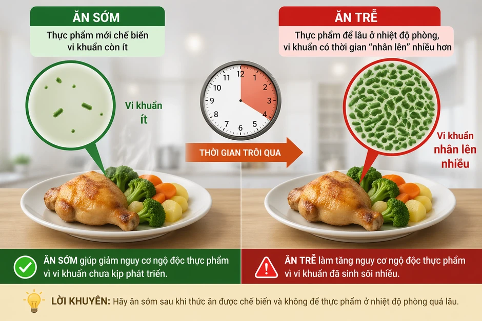 Ngộ độc thực phẩm: Vì sao cùng ăn 1 món người bị, người lại không? Ngộ độc thực phẩm: Vì sao cùng ăn 1 món người bị, người lại không?