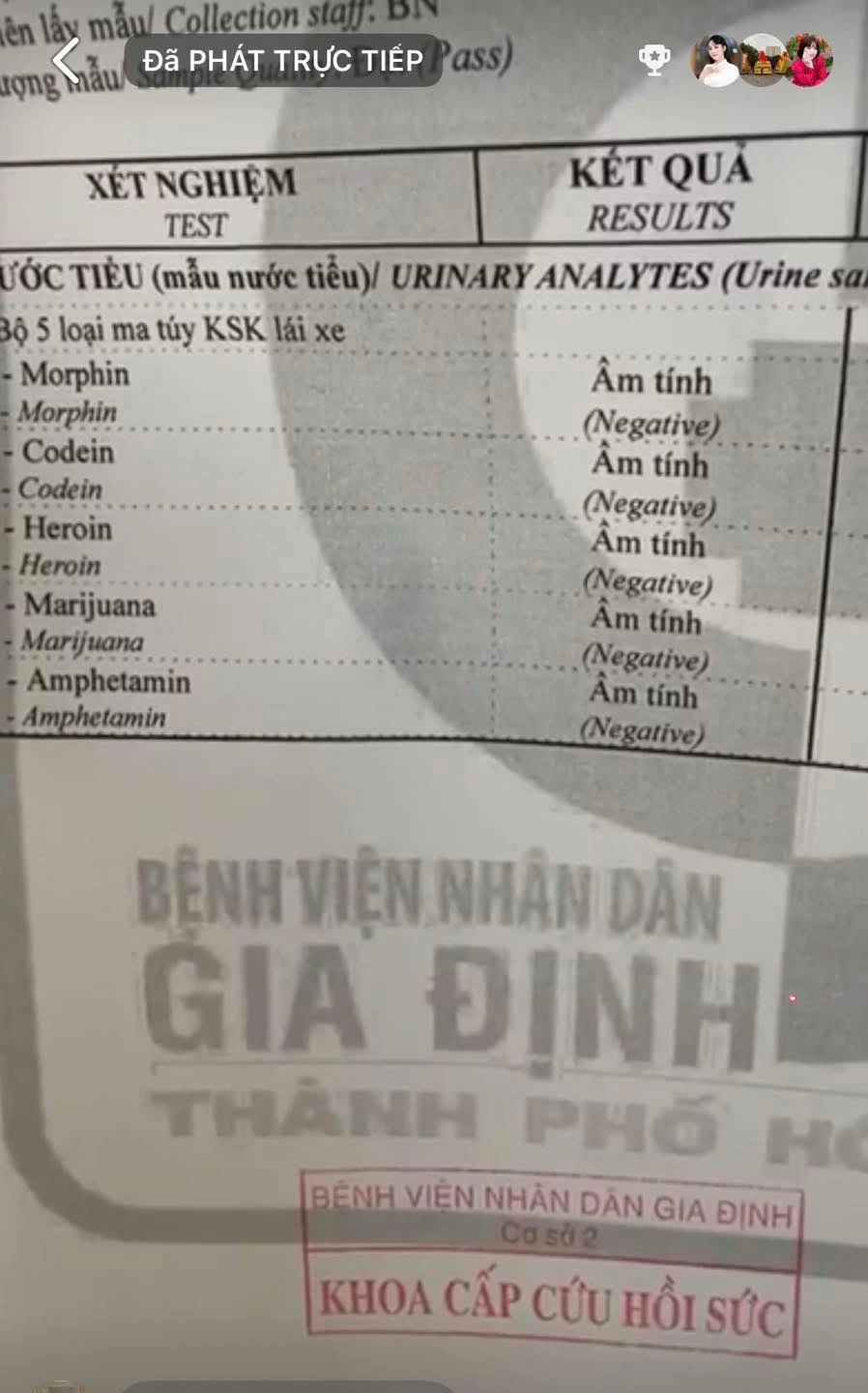 Ngọc Sơn tự đi xét nghiệm ma túy: Chuyên gia, bác sĩ nói gì về độ chính xác của từng phương pháp? Ngọc Sơn tự đi xét nghiệm ma túy: Chuyên gia, bác sĩ nói gì về độ chính xác của từng phương pháp?