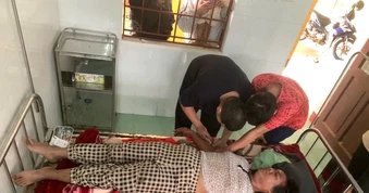 Người phụ nữ ở Quảng Trị bị ong vò vẽ đốt đến hôn mê