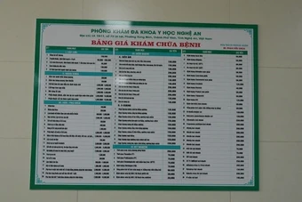 Nhiều lần thanh tra, xử lý vi phạm tại Phòng khám đa khoa y học Nghệ An