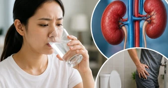 Những dấu hiệu đầu tiên của suy thận, uống nước cũng có thể nhận ra