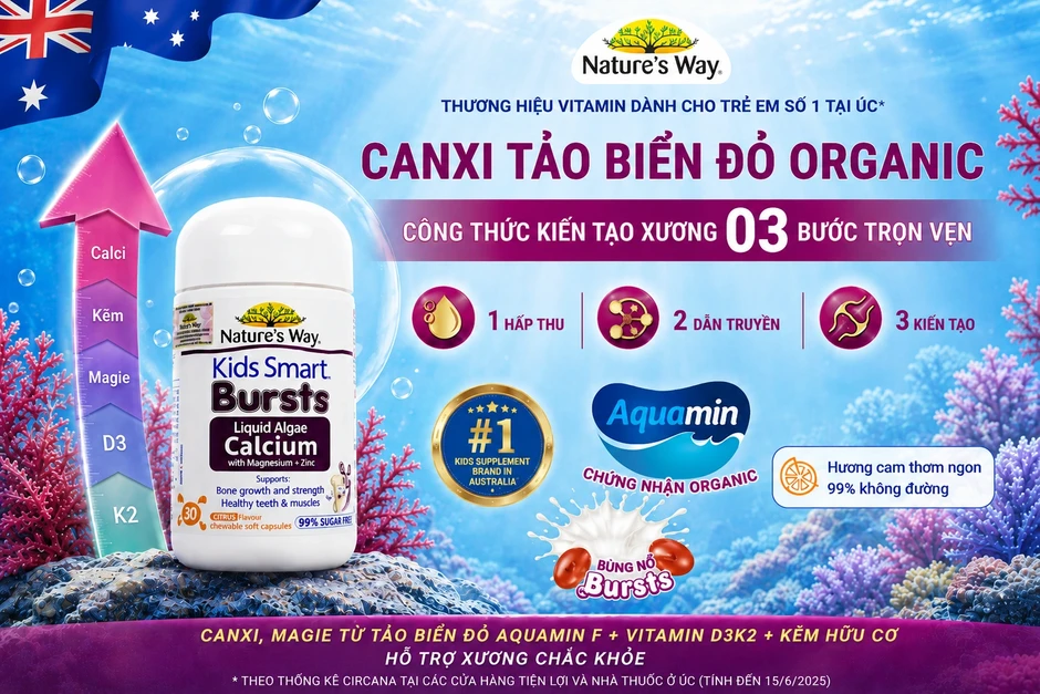 Những yếu tố giúp canxi tảo biển đỏ được nhiều phụ huynh lựa chọn Những yếu tố giúp canxi tảo biển đỏ được nhiều phụ huynh lựa chọn