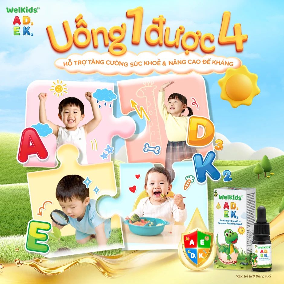 Nuôi con khoa học cùng WelKids ADEK