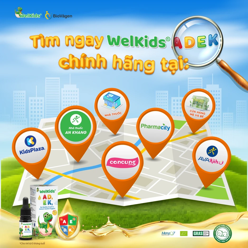 Nuôi con khoa học cùng WelKids ADEK