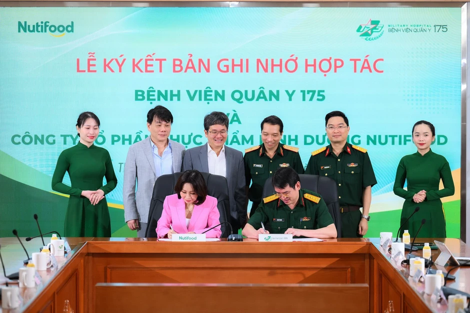 Nutifood và Bệnh viện quân y 175 hợp tác phát triển các giải pháp dinh dưỡng dựa trên bằng chứng khoa học Nutifood và Bệnh viện quân y 175 hợp tác phát triển các giải pháp dinh dưỡng dựa trên bằng chứng khoa học