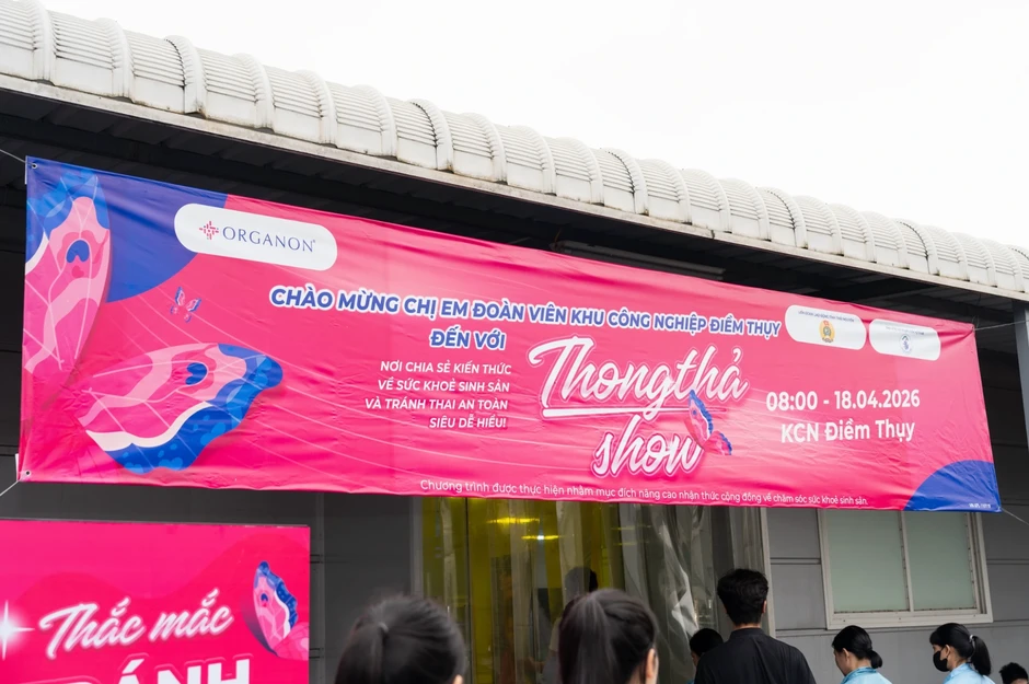 Organon cùng Thong Thả Show đưa kiến thức tránh thai an toàn đến công nhân Điềm Thụy Organon cùng Thong Thả Show đưa kiến thức tránh thai an toàn đến công nhân Điềm Thụy