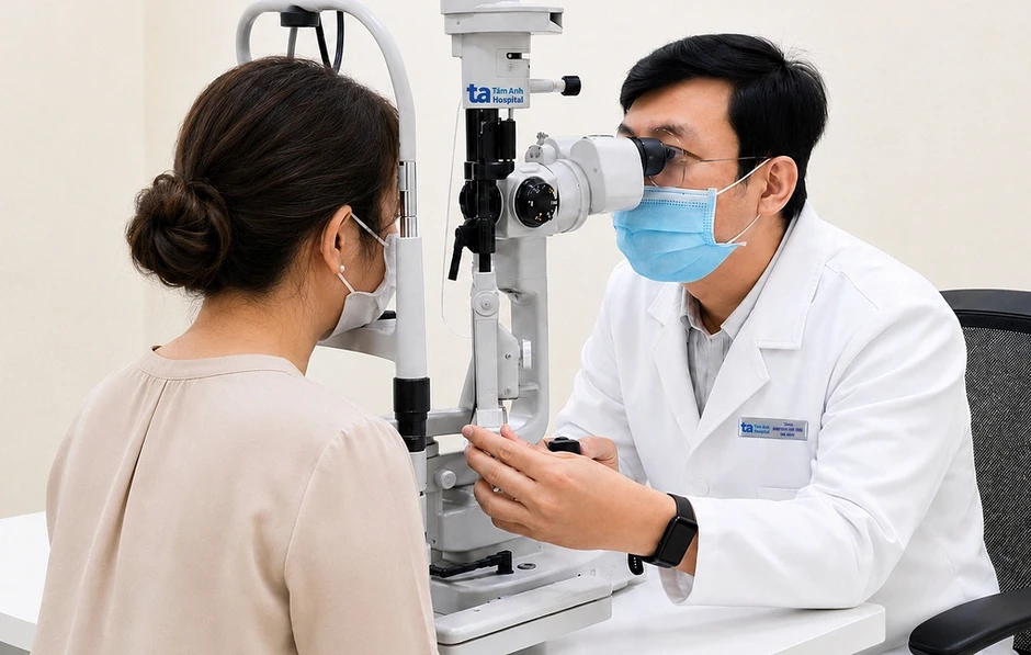 Quả cầu lông đập vào mắt người phụ nữ mắt gây xuất huyết - Báo TinVina Quả cầu lông đập vào mắt người phụ nữ mắt gây xuất huyết - Báo TinVina