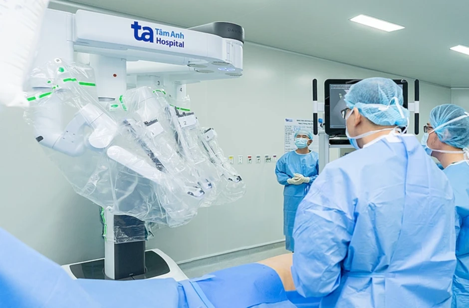 Robot nạo 50 hạch ung thư cho người phụ nữ - Báo TinVina Robot nạo 50 hạch ung thư cho người phụ nữ - Báo TinVina
