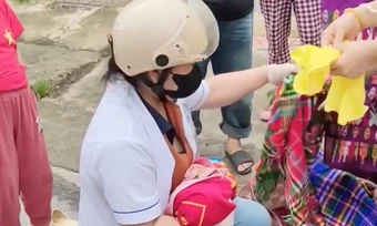 Sản phụ 'đẻ rơi' con trên đường đến cơ sở y tế