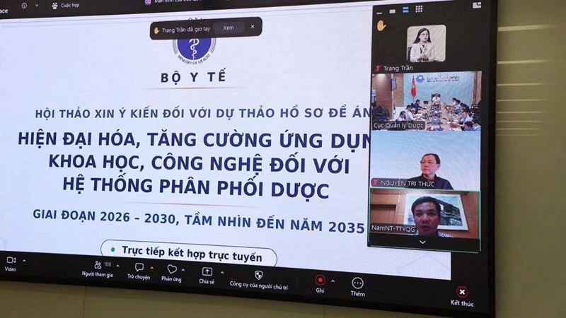 Sáu nhóm nhiệm vụ, giải pháp trọng tâm để hiện đại hóa hệ thống phân phối dược