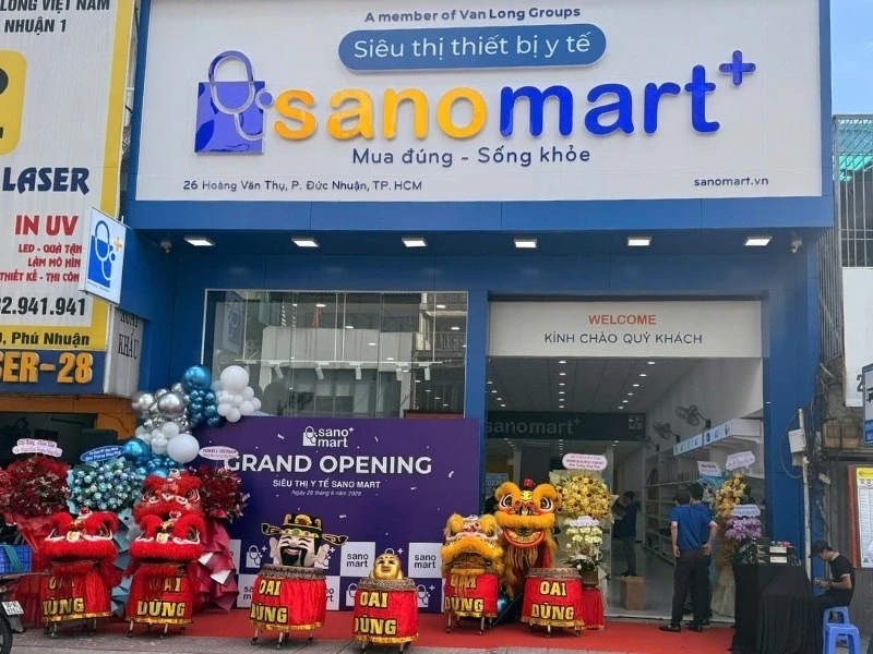 Siêu thị y tế Sano Mart ra mắt người tiêu dùng TPHCM Siêu thị y tế Sano Mart ra mắt người tiêu dùng TPHCM