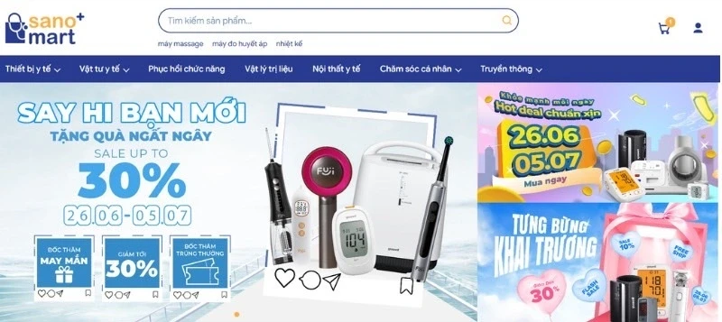 Siêu thị y tế Sano Mart ra mắt người tiêu dùng TPHCM Siêu thị y tế Sano Mart ra mắt người tiêu dùng TPHCM