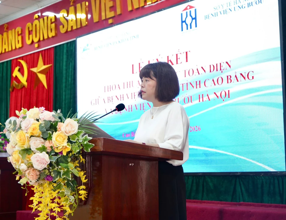 Tăng cường hợp tác nâng cao chất lượng điều trị ung thư cho người dân Cao Bằng Tăng cường hợp tác nâng cao chất lượng điều trị ung thư cho người dân Cao Bằng