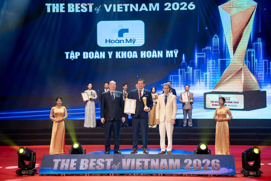 Tập đoàn Y khoa Hoàn Mỹ khẳng định vị thế với giải thưởng 'Hệ thống Y khoa tốt nhất Việt Nam 2026' Tập đoàn Y khoa Hoàn Mỹ khẳng định vị thế với giải thưởng 'Hệ thống Y khoa tốt nhất Việt Nam 2026'