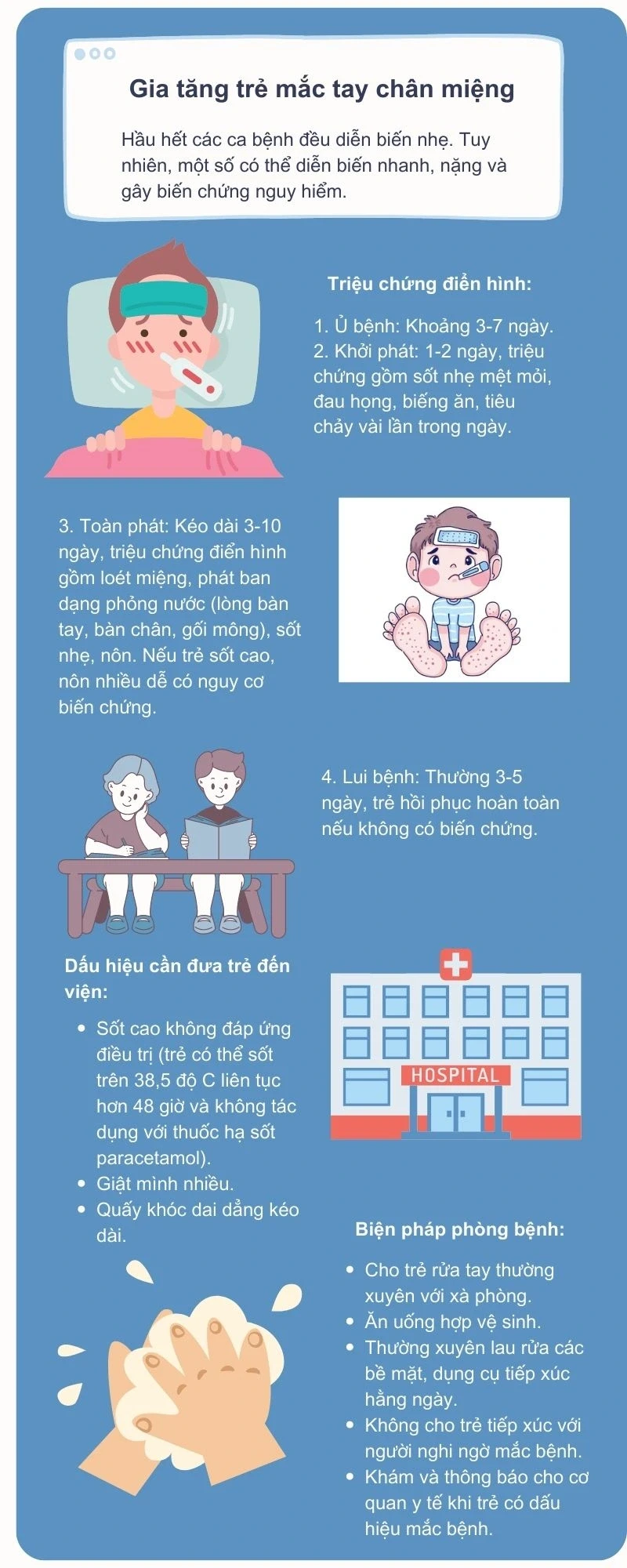 Tay chân miệng tăng cao, Bộ Y tế khuyến cáo “3 sạch” phòng bệnh Tay chân miệng tăng cao, Bộ Y tế khuyến cáo “3 sạch” phòng bệnh