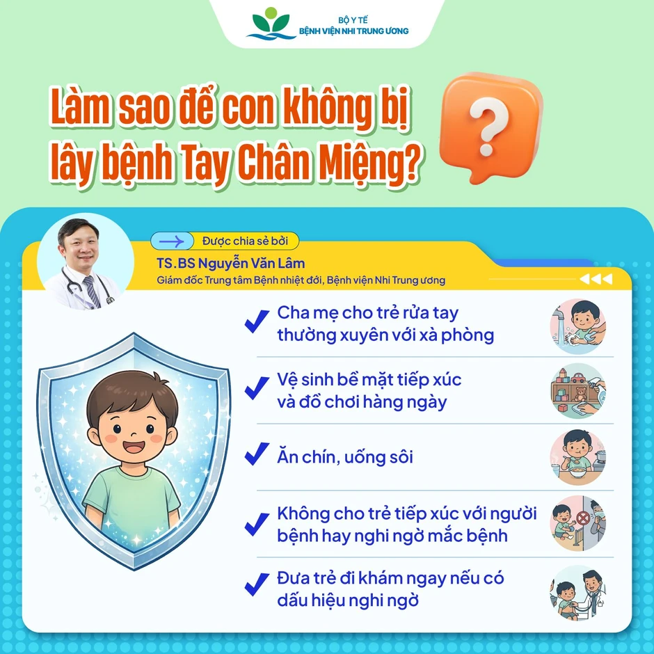 Tay chân miệng vào mùa: Trẻ có thể mắc nhiều lần, dễ chuyển nặng nếu chủ quan Tay chân miệng vào mùa: Trẻ có thể mắc nhiều lần, dễ chuyển nặng nếu chủ quan
