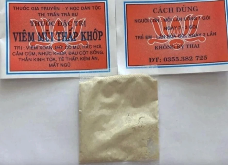 'Thần dược' xương khớp gia truyền tàn phá sức khỏe thế nào 'Thần dược' xương khớp gia truyền tàn phá sức khỏe thế nào