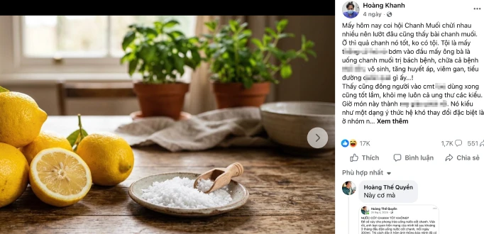 Thần thánh hóa chanh chữa bách bệnh, sự thật có trục lợi phía sau Thần thánh hóa chanh chữa bách bệnh, sự thật có trục lợi phía sau