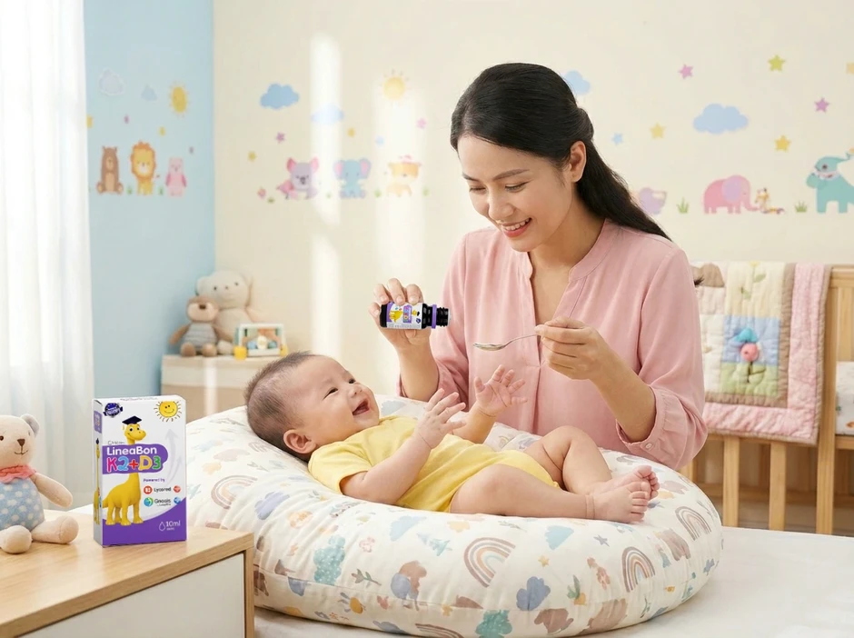 Thiếu vitamin K2 ở trẻ sơ sinh: Nguy cơ thấp còi trong 1.000 ngày đầu đời Thiếu vitamin K2 ở trẻ sơ sinh: Nguy cơ thấp còi trong 1.000 ngày đầu đời