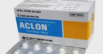 Thu hồi toàn quốc lô thuốc Aclon, ngừng kê đơn và sử dụng