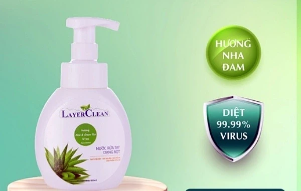 Thu hồi toàn quốc nước rửa tay dạng bọt Layer Clean Thu hồi toàn quốc nước rửa tay dạng bọt Layer Clean