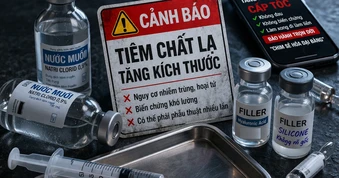 Tiêm nước muối hoặc filler để tăng kích thước dương vật: Nguy cơ biến chứng khó lường