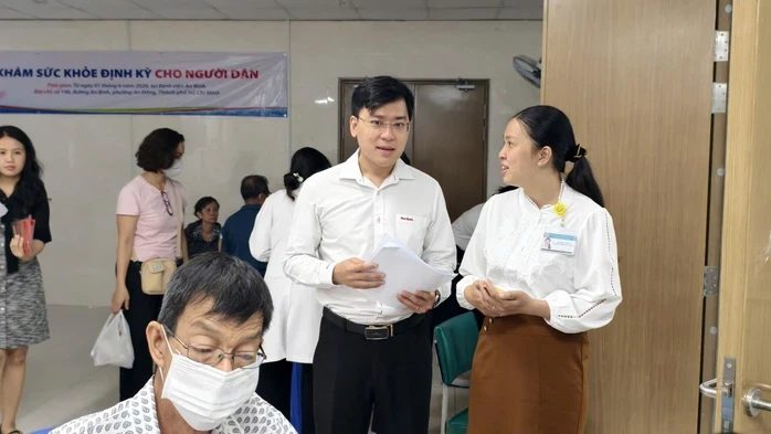 TPHCM: Sôi nổi ngày đầu tiên khám sức khỏe miễn phí tại Bệnh viện An Bình theo chương trình của TP TPHCM: Sôi nổi ngày đầu tiên khám sức khỏe miễn phí tại Bệnh viện An Bình theo chương trình của TP