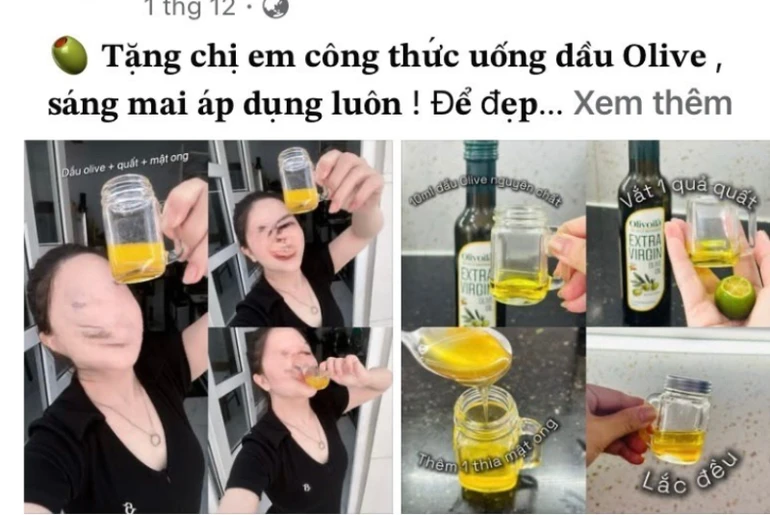 Trào lưu uống dầu ô-liu khi bụng đói vào buổi sáng và những cảnh báo cần biết Trào lưu uống dầu ô-liu khi bụng đói vào buổi sáng và những cảnh báo cần biết