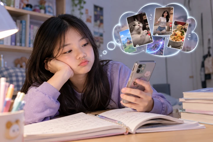 Trẻ 'nghiện' video ngắn: Gọi không thưa, ngồi học 5 phút đã nản Trẻ 'nghiện' video ngắn: Gọi không thưa, ngồi học 5 phút đã nản