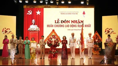 Trường Cao đẳng Y tế Hà Nội tổ chức lễ kỷ niệm 60 năm thành lập và đón nhận Huân chương Lao động hạng Nhất