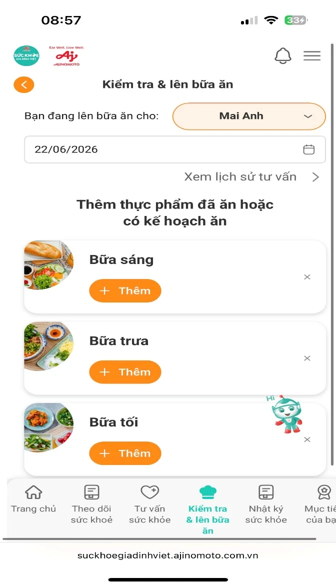 Tư vấn dinh dưỡng cá nhân hóa với nền tảng chăm sóc sức khỏe do Ajinomoto Việt Nam triển khai