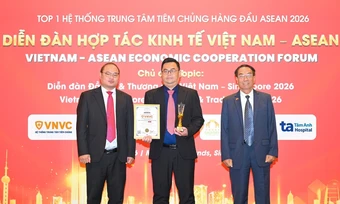 VNVC nhận giải hệ thống tiêm chủng top 1 ASEAN - Báo TinVina