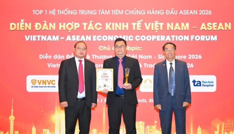 VNVC nhận giải hệ thống tiêm chủng top 1 ASEAN - Báo TinVina VNVC nhận giải hệ thống tiêm chủng top 1 ASEAN - Báo TinVina