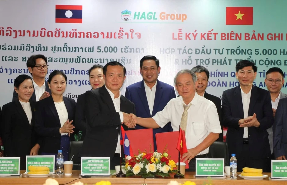 “Bắt tay” với một địa phương Lào, Bầu Đức muốn trồng 5.000 ha sản vật tỷ USD của Việt Nam “Bắt tay” với một địa phương Lào, Bầu Đức muốn trồng 5.000 ha sản vật tỷ USD của Việt Nam