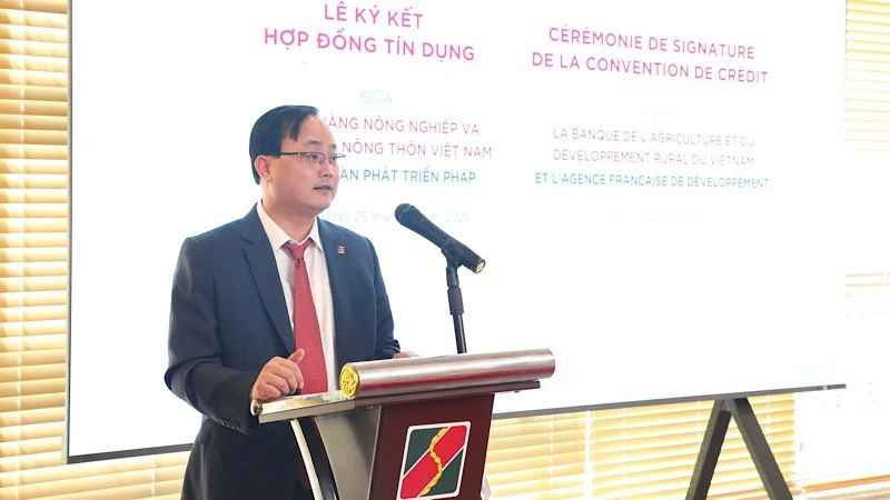 Agribank ký hợp đồng tín dụng hạn mức tài chính khí hậu với Cơ quan Phát triển Pháp Agribank ký hợp đồng tín dụng hạn mức tài chính khí hậu với Cơ quan Phát triển Pháp