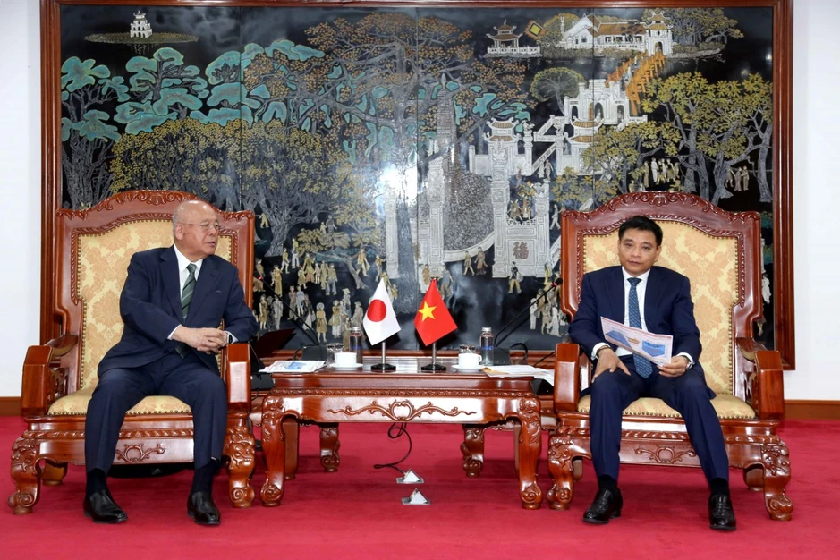 Bộ trưởng Nguyễn Văn Thắng tiếp Cố vấn đặc biệt Liên minh Nghị sĩ Hữu nghị Nhật Bản - Việt Nam Bộ trưởng Nguyễn Văn Thắng tiếp Cố vấn đặc biệt Liên minh Nghị sĩ Hữu nghị Nhật Bản - Việt Nam