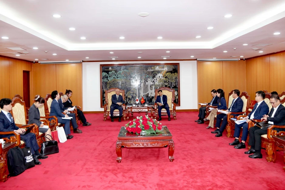 Bộ trưởng Nguyễn Văn Thắng tiếp Cố vấn đặc biệt Liên minh Nghị sĩ Hữu nghị Nhật Bản - Việt Nam Bộ trưởng Nguyễn Văn Thắng tiếp Cố vấn đặc biệt Liên minh Nghị sĩ Hữu nghị Nhật Bản - Việt Nam
