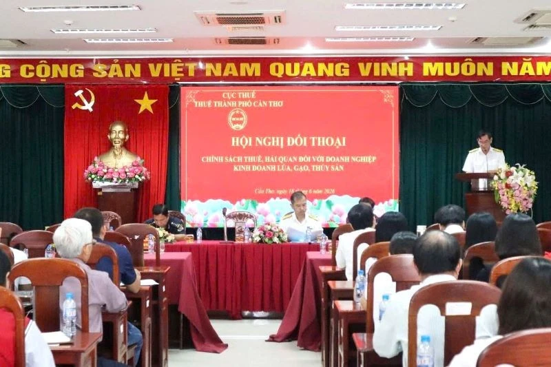 Cần Thơ đối thoại chính sách thuế, hải quan đối với doanh nghiệp Cần Thơ đối thoại chính sách thuế, hải quan đối với doanh nghiệp