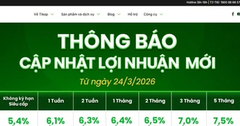 Cảnh báo rủi ro hợp tác đầu tư qua các trang Tikop, Topi, Buff...
